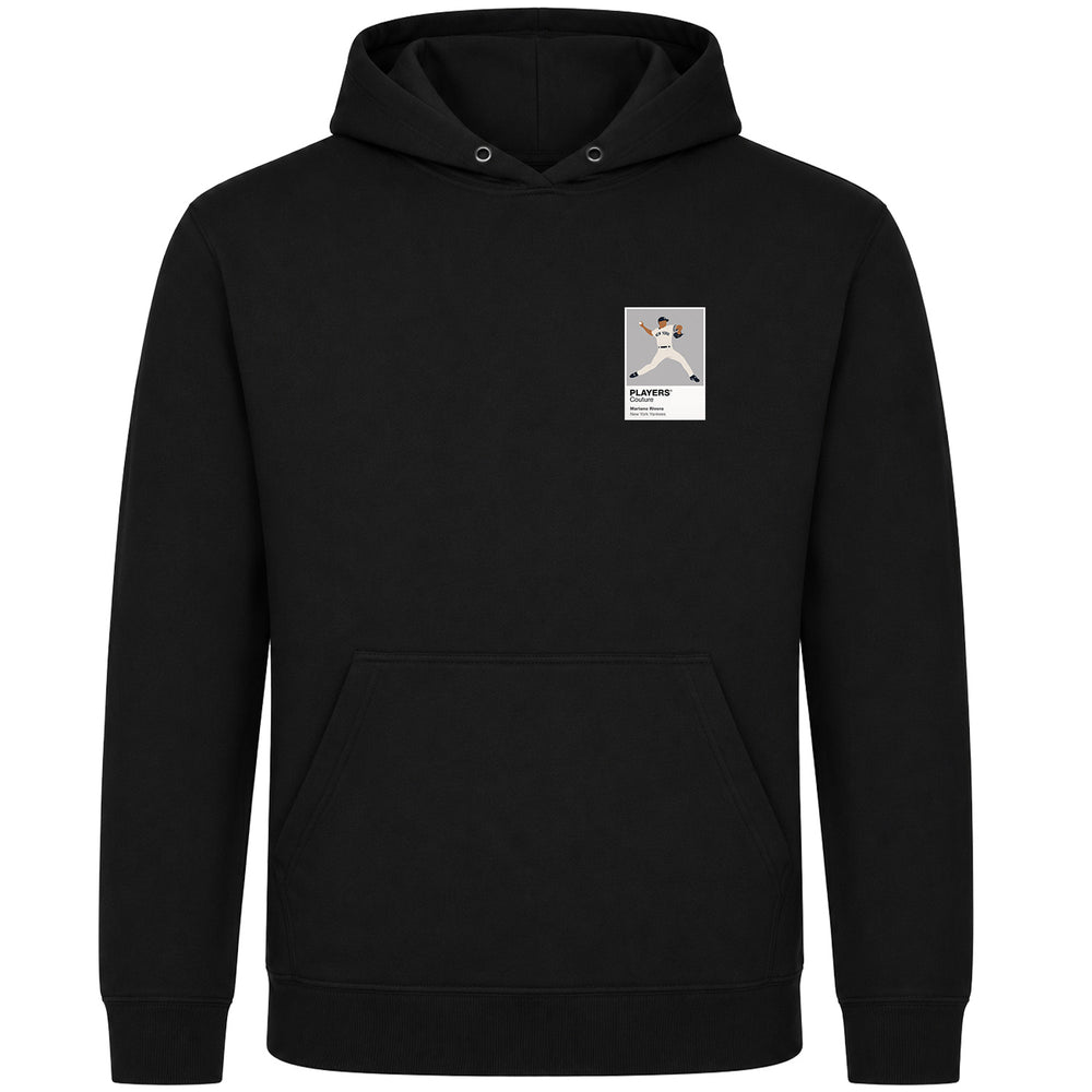 Mariano Rivera Yankees Baseball Icon Frame Men's Hoodie - Black