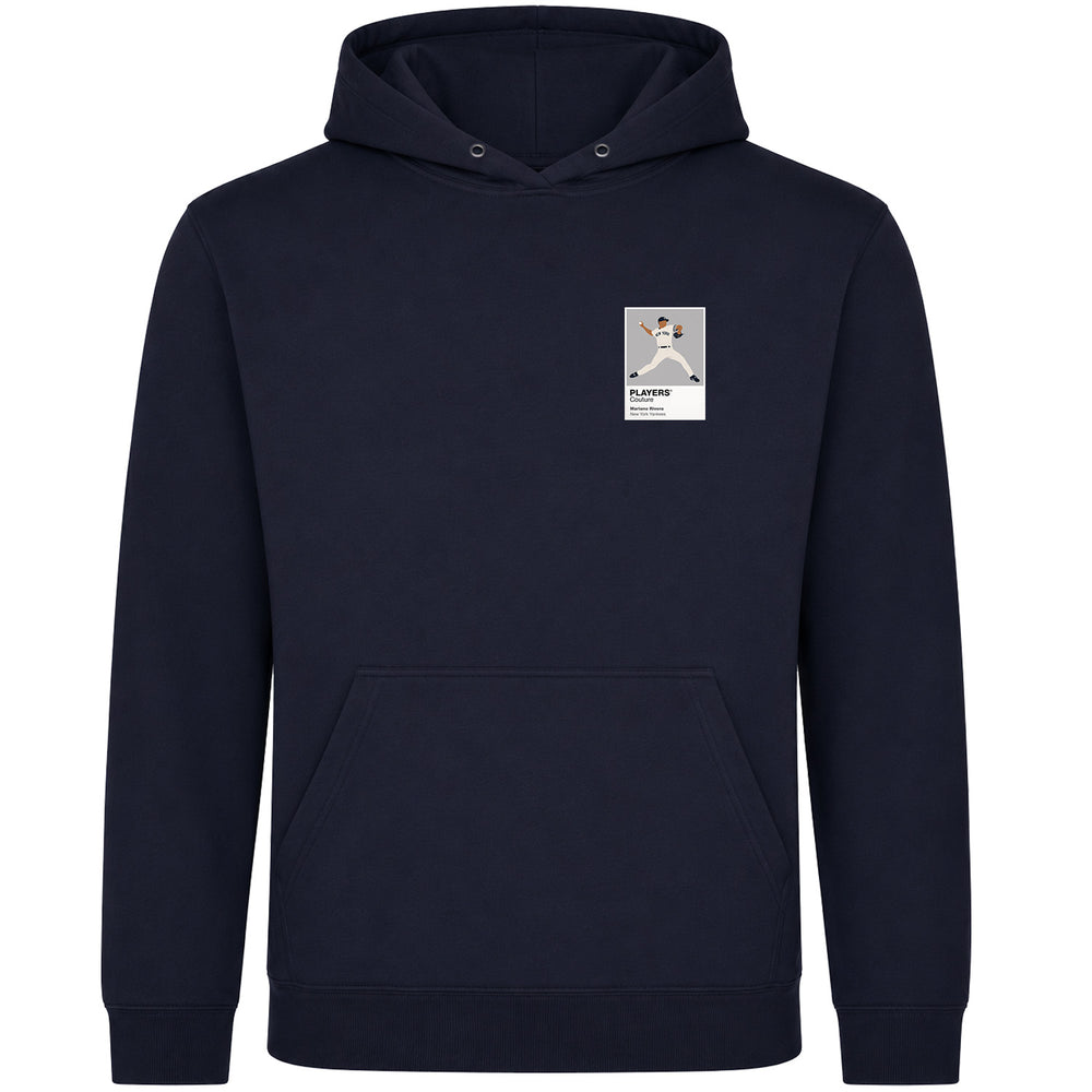 Mariano Rivera Yankees Baseball Icon Frame Men's Hoodie - Navy