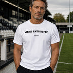 Marie Antoinette Men's T-Shirt — lifestyle photo, White t-shirt