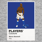 Mario Balotelli Italy Men's Hoodie - Grey
