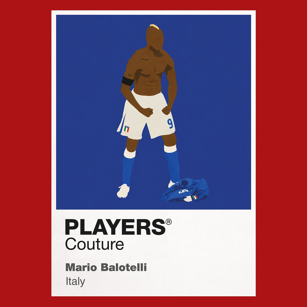 Mario Balotelli Italy Men's T-Shirt - Red