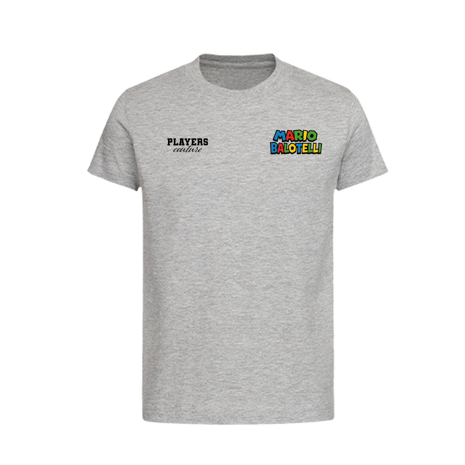 Mario Balotelli Logo Players Couture Kids T-Shirt Gray