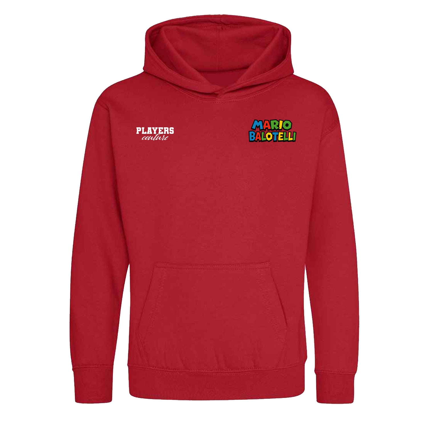 Mario Balotelli Logo Players Couture Kids Hoodie Red