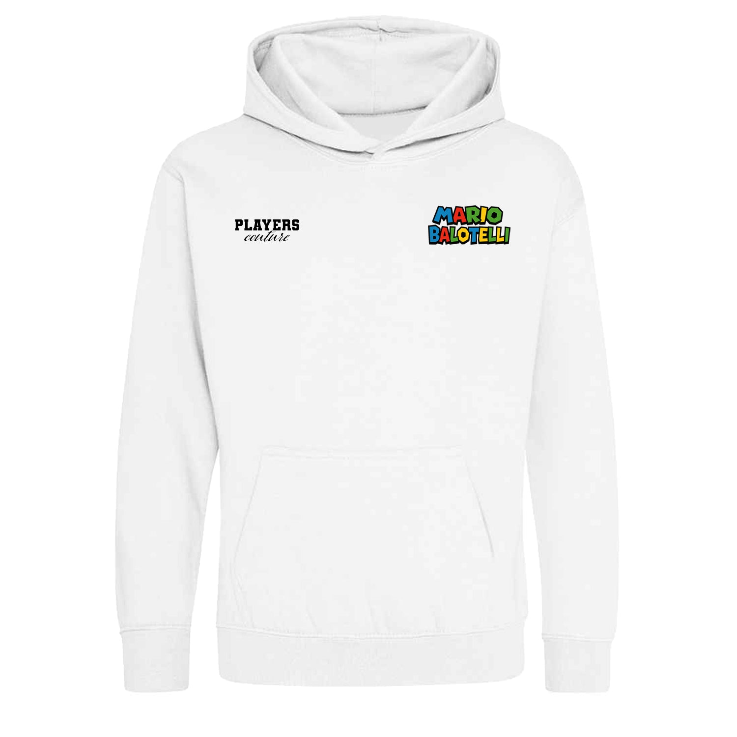 Mario Balotelli Logo Players Couture Kids Hoodie White