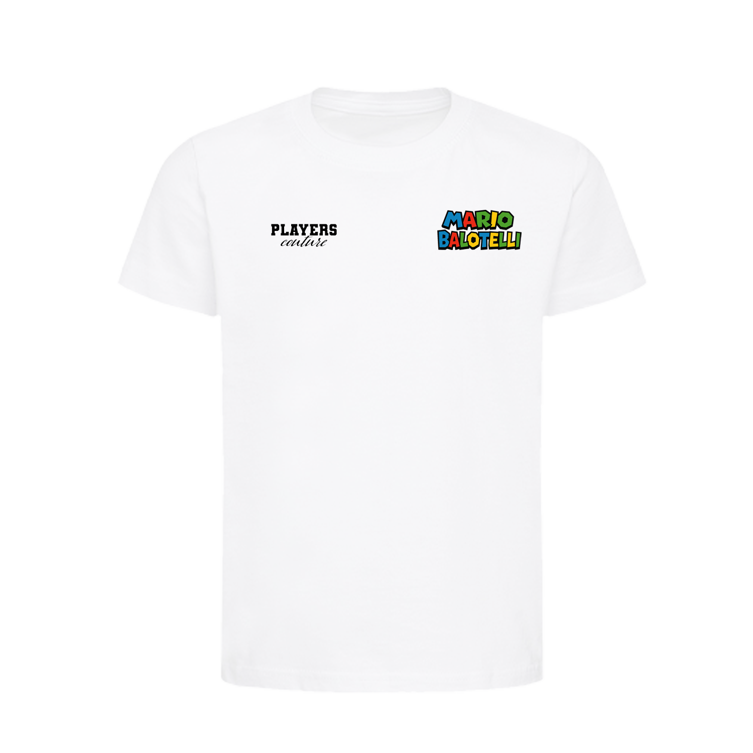Mario Balotelli Logo Players Couture Kids T-Shirt White