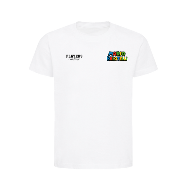 Mario Balotelli Logo Players Couture Kids T-Shirt White