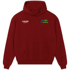 Mario Balotelli hoodie – red men's hoodie featuring the Mario Balotelli Players Couture logo