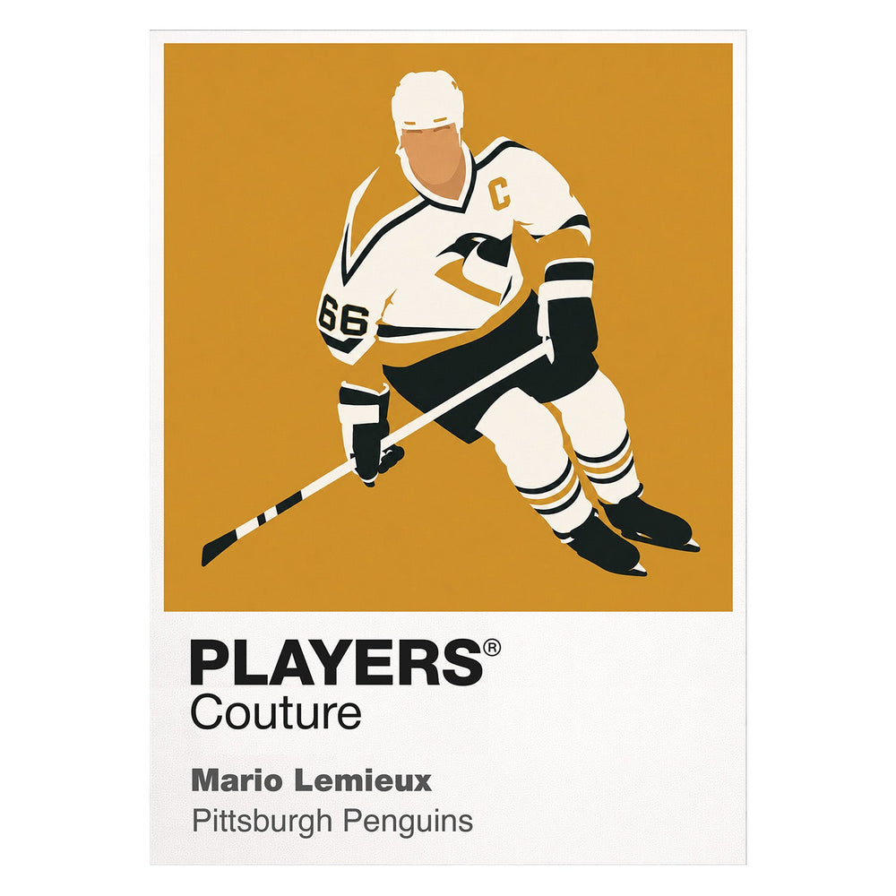 Mario Lemieux Penguins Ice Hockey Icon Frame Men's Hoodie – image 8