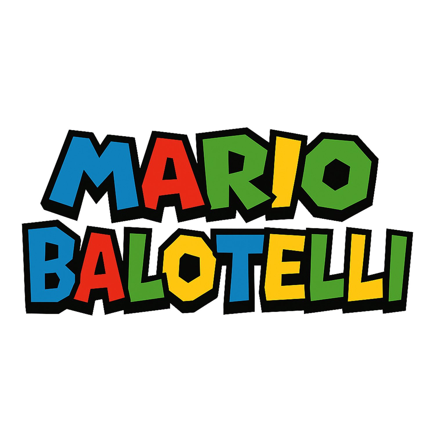 Mario Balotelli Logo Players Couture Mens T-Shirt