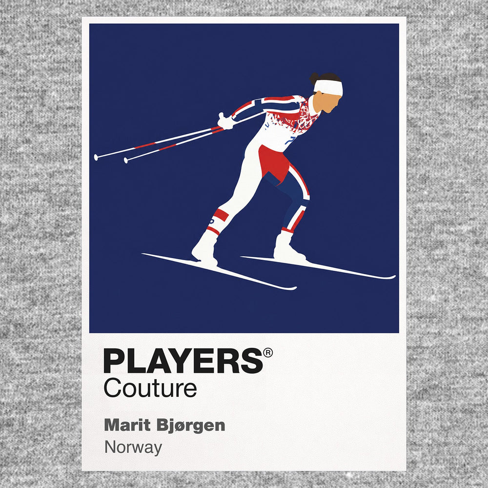 Marit Bjorgen Olympics Icon Frame Men's Hoodie