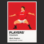 Mark Hughes Manchester United Icon Frame Men's T-Shirt