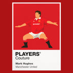 Mark Hughes Manchester United Icon Frame Men's T-Shirt