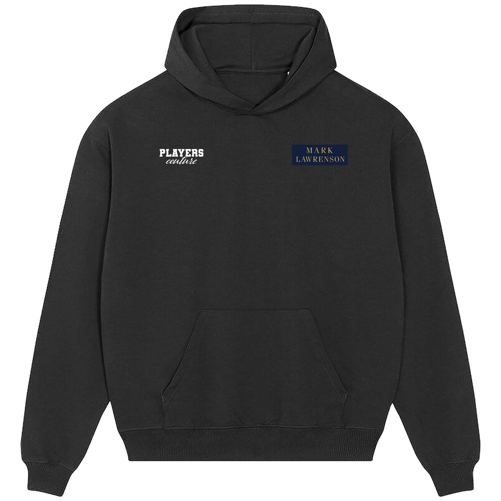 Mark Lawrenson Logo Players Couture Men's Casual Hoodie Black