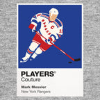 Mark Messier 2 Rangers Ice Hockey Icon Frame Men's T-Shirt – image 7