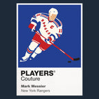 Mark Messier 2 Rangers Ice Hockey Icon Frame Men's T-Shirt – image 8