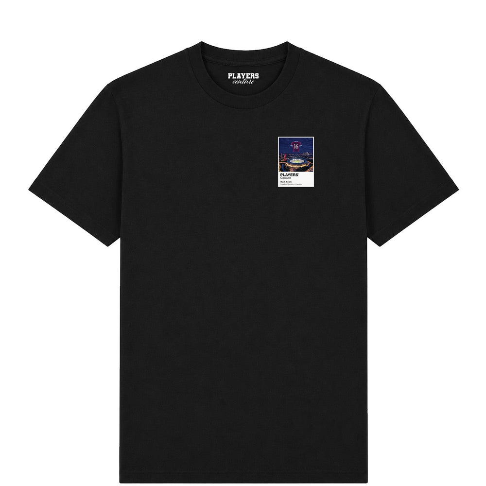 Mark Noble West Ham United Icons in Lights Frame Men's T-Shirt in Black