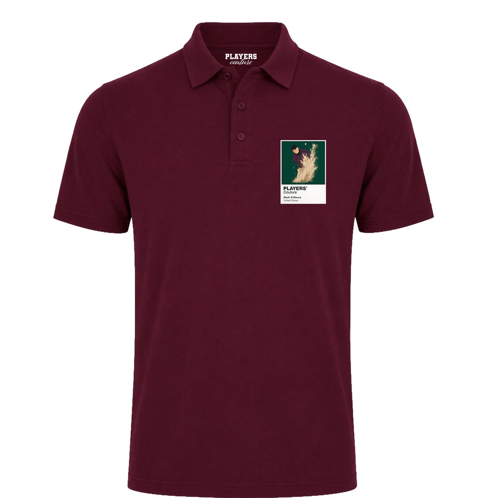 Mark O'Meara Golf Icon Frame Men's Polo Shirt - Burgundy