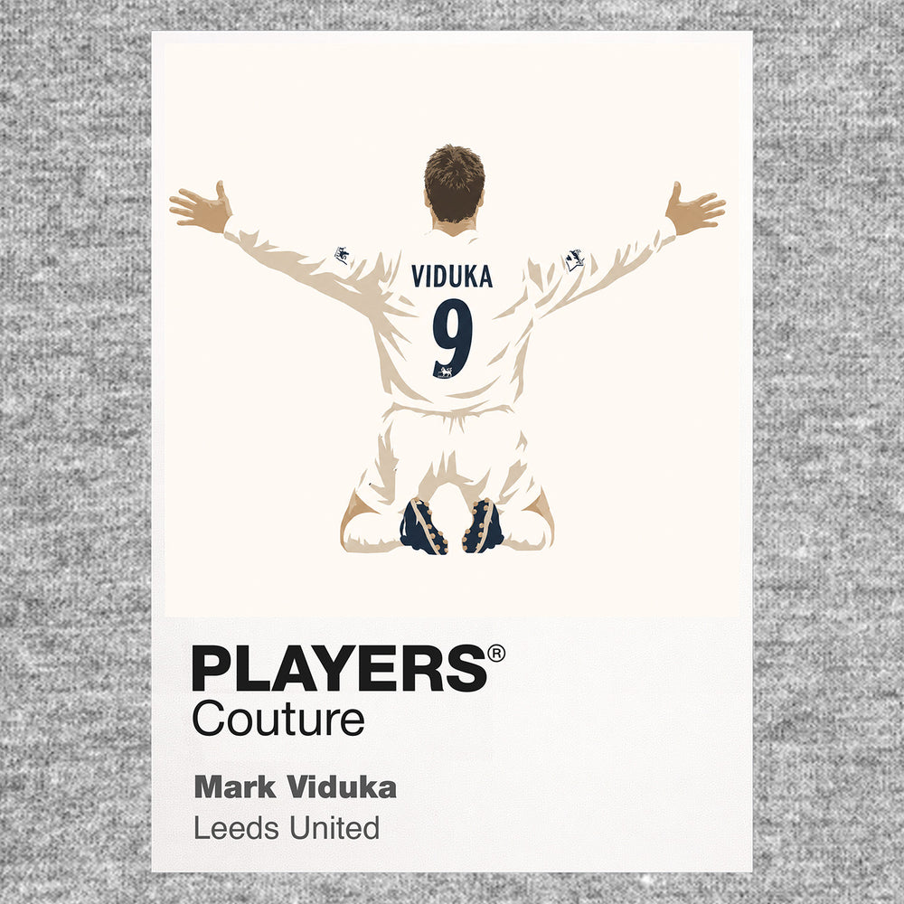 Mark Viduka Leeds United Icon Frame — Gray