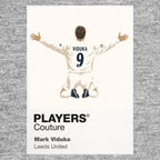 Mark Viduka Leeds United Icon Frame Men's Hoodie — Gray Artwork