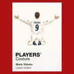 Mark Viduka Leeds United Icon Frame Men's Hoodie — Red Artwork