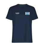 Mark Viduka t-shirt – navy men's t-shirt featuring the Mark Viduka Players Couture logo