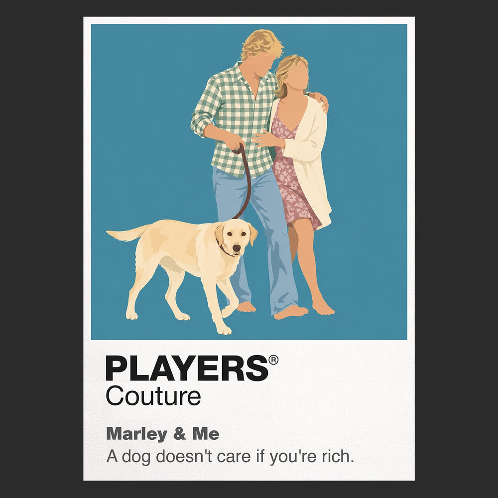 Marley & Me Marley the Labrador racing ahead of John and Jenny through the stages of family life Icon Frame artwork in black