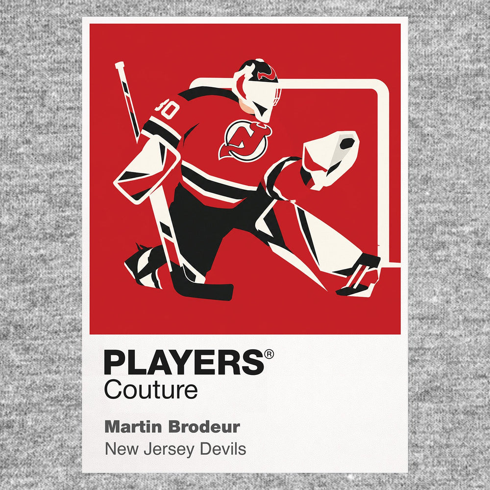 Martin Brodeur Devils Ice Hockey Icon Frame Men's Hoodie – image 6