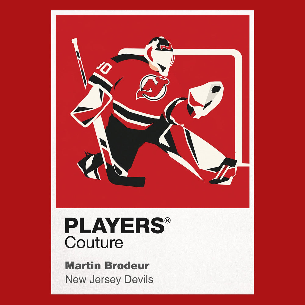 Martin Brodeur Devils Ice Hockey Icon Frame Men's T-Shirt – image 10