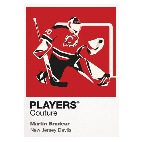 Martin Brodeur Devils Ice Hockey Icon Frame Men's T-Shirt – image 1