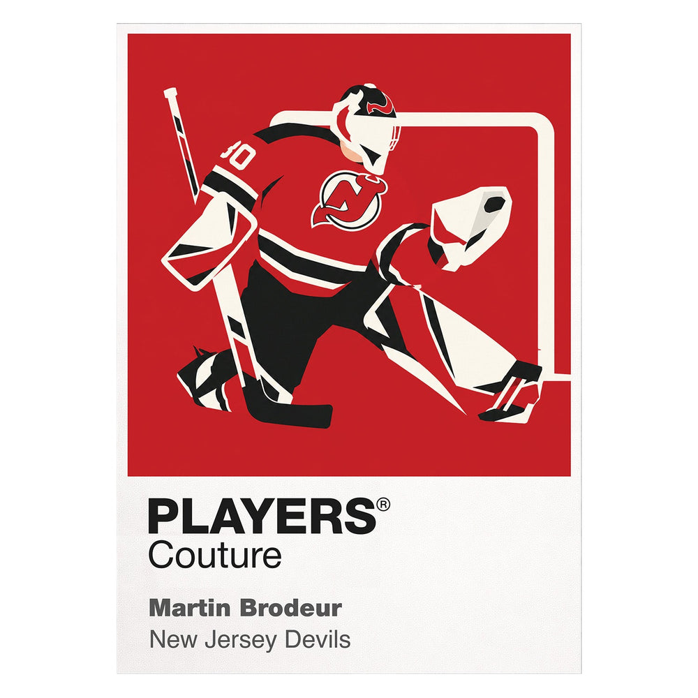 Martin Brodeur Devils Ice Hockey Icon Frame Men's Hoodie – image 8