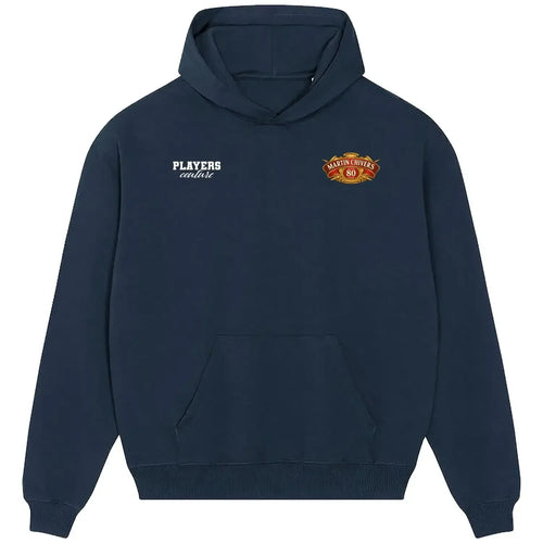 Martin Chivers hoodie – navy men's hoodie featuring the Martin Chivers Players Couture logo