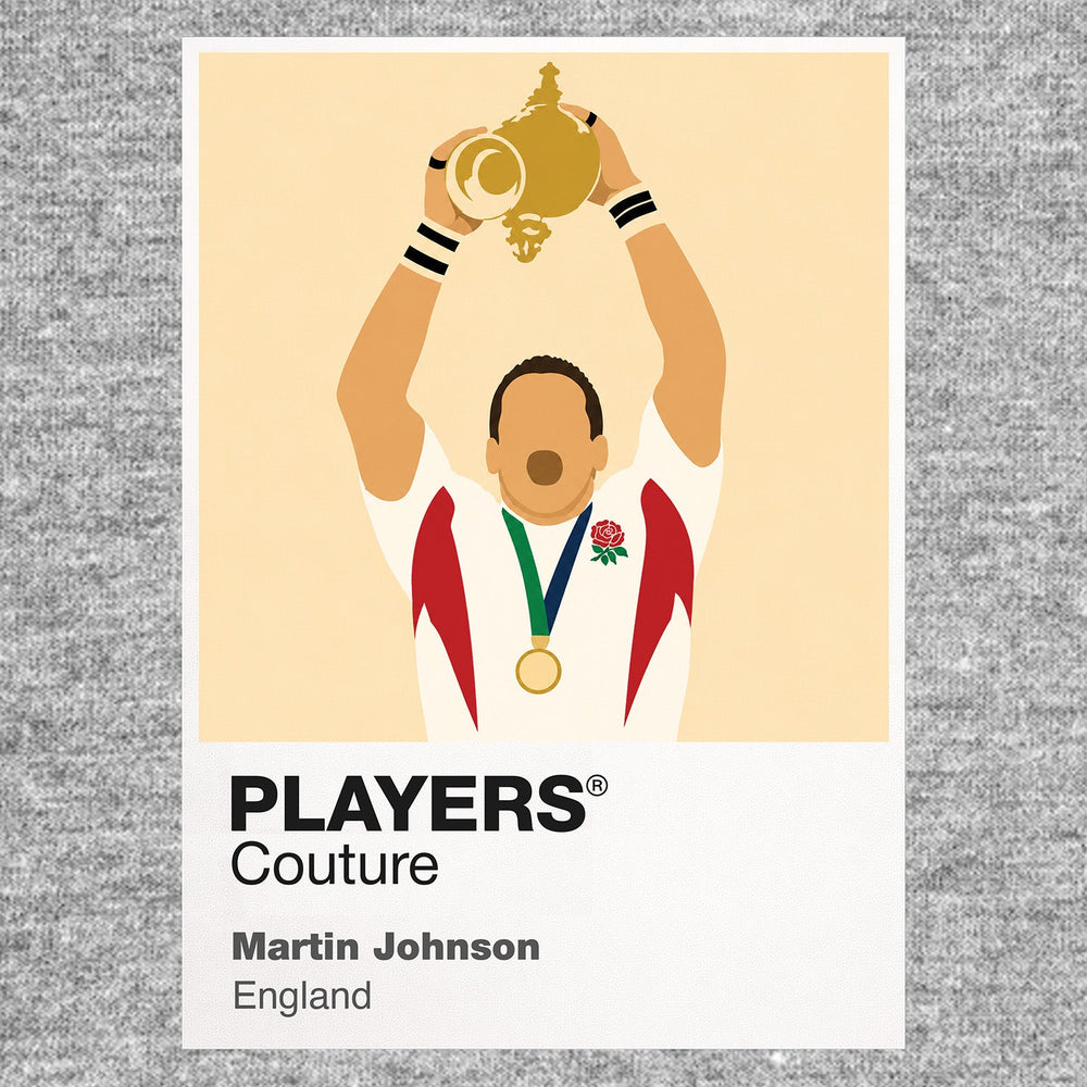 Martin Johnson Rugby Union Icon Frame Men's T-Shirt – image 7