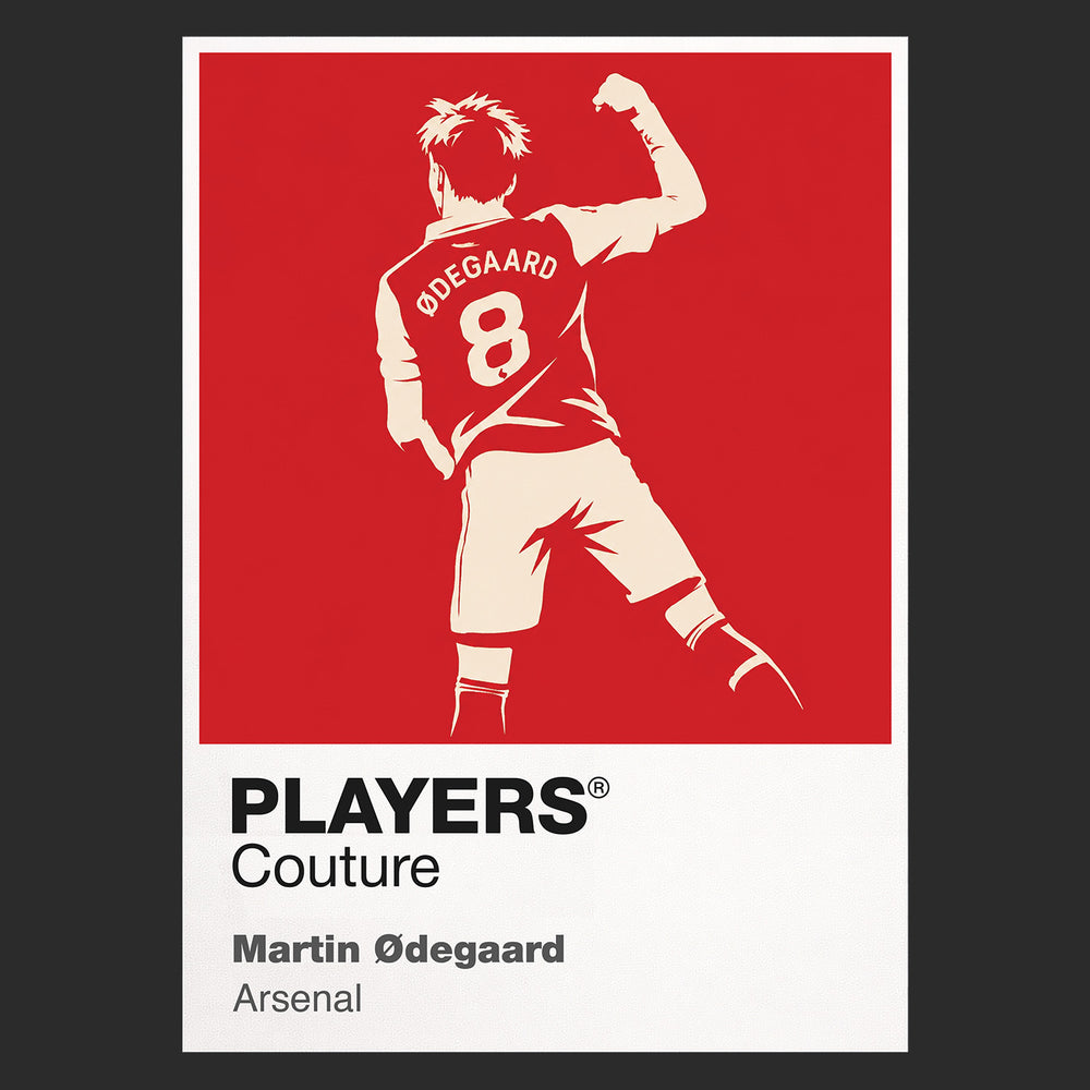 Martin Odegaard Arsenal Icon Frame — Black