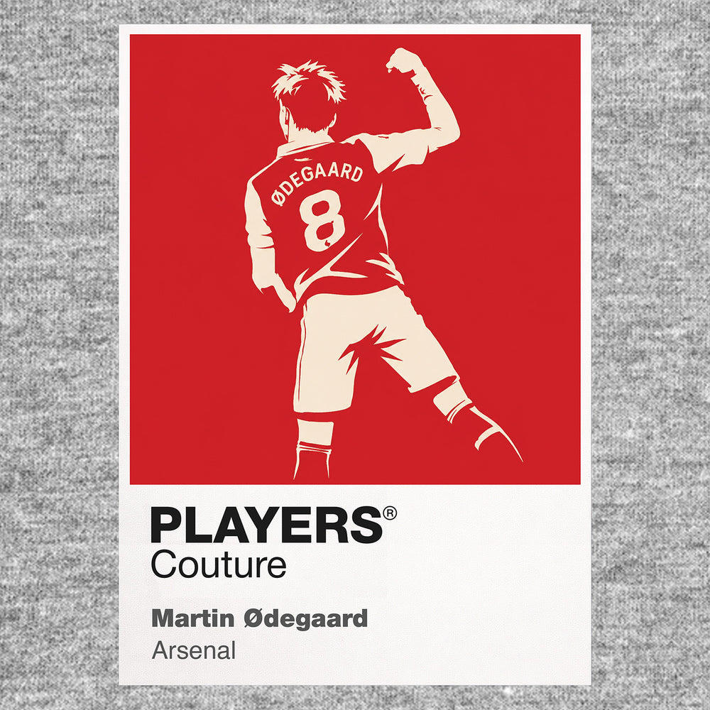 Martin Odegaard Arsenal Icon Frame — Gray