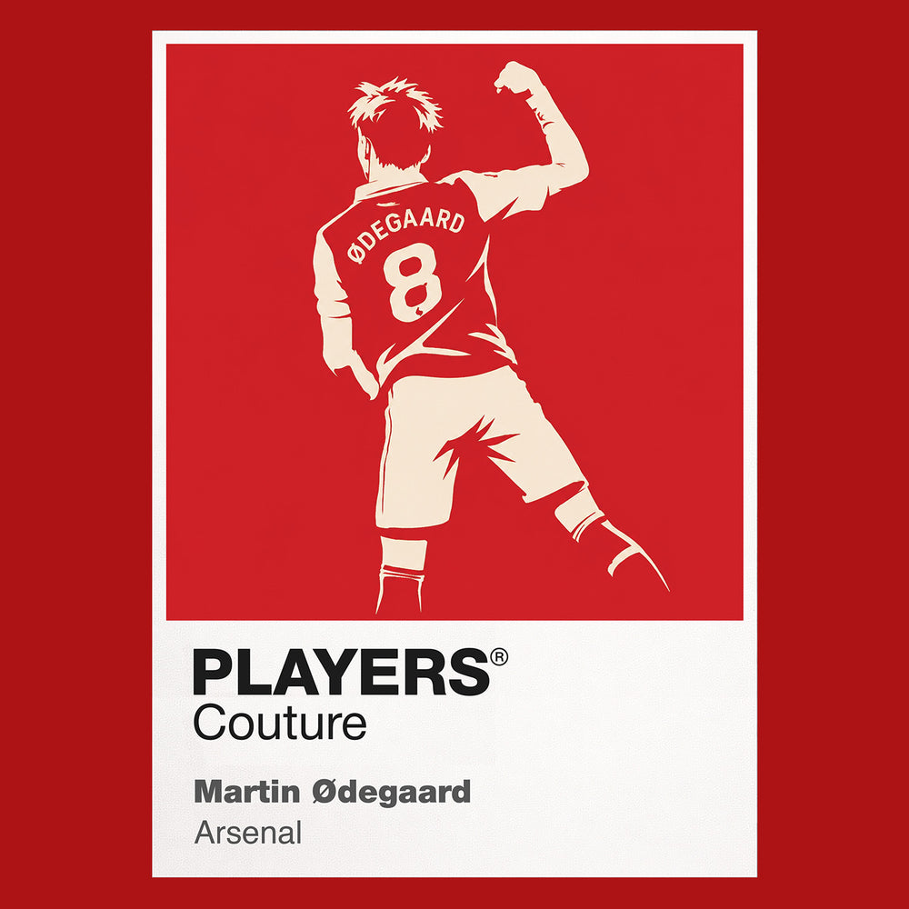 Martin Odegaard Arsenal Icon Frame — Red