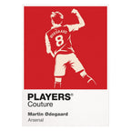 Martin Odegaard Arsenal Icon Frame — White