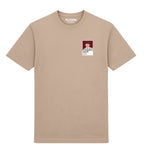 Martin Pipe horse racing T-shirt – mens desert sand tshirt view