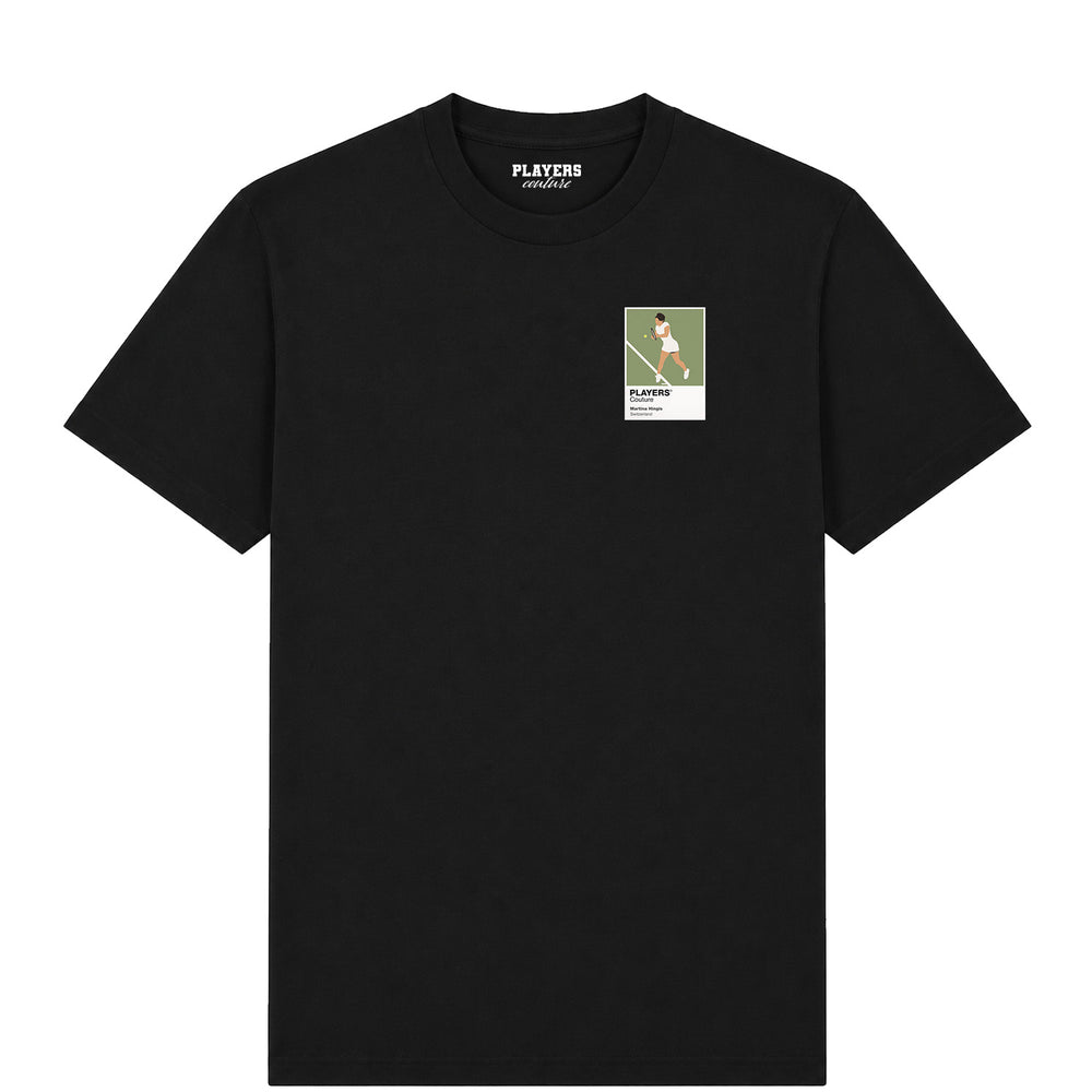 Martina Hingis Tennis Icon Frame Men's T-Shirt
