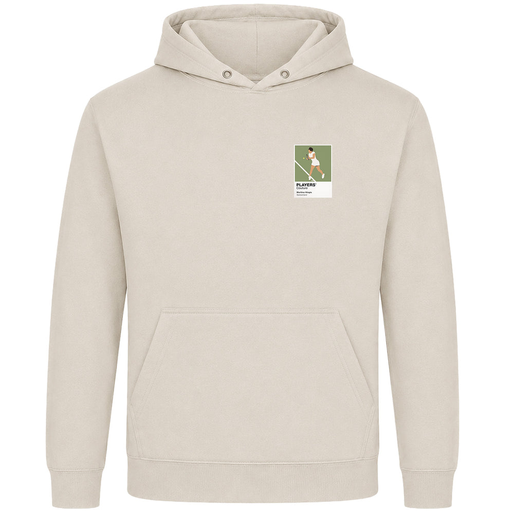 Martina Hingis Tennis Icon Frame Men's Hoodie