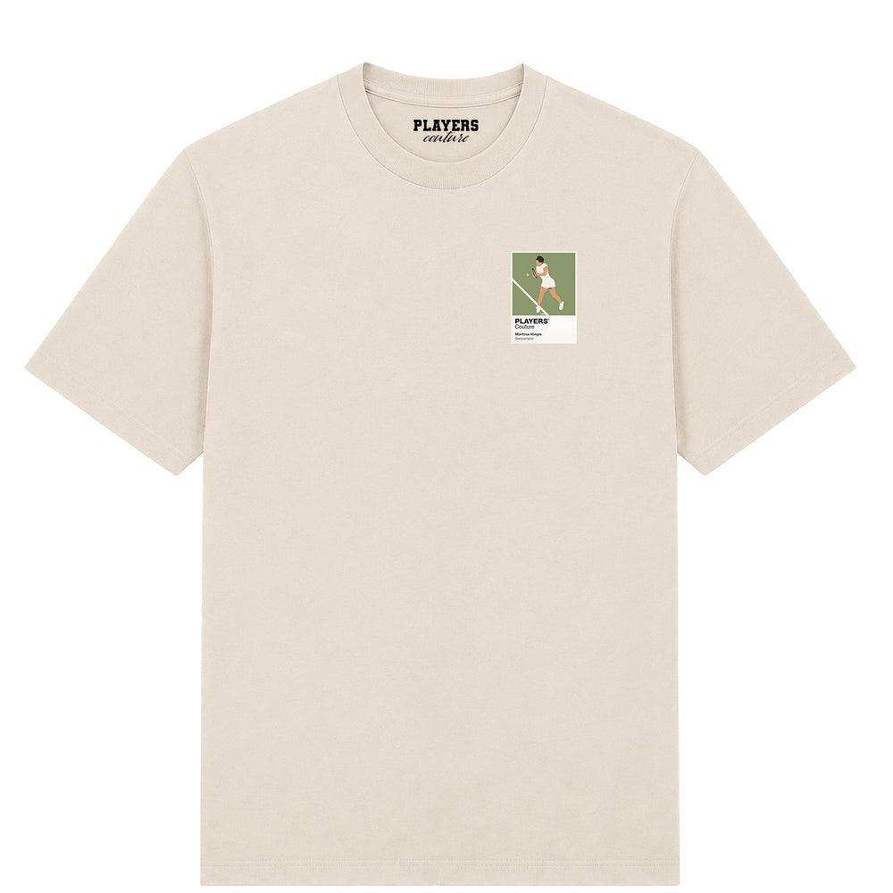 Martina Hingis Tennis Icon Frame Men's T-Shirt