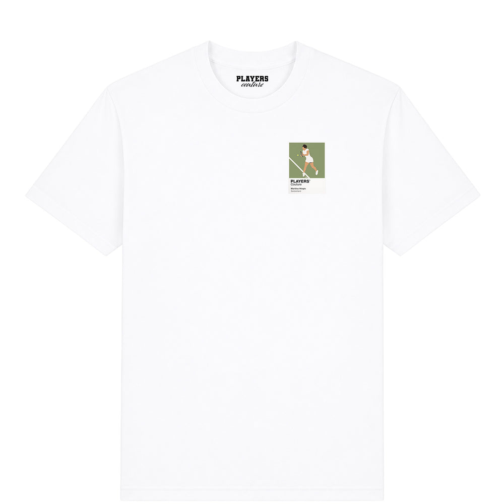 Martina Hingis Tennis Icon Frame Men's T-Shirt