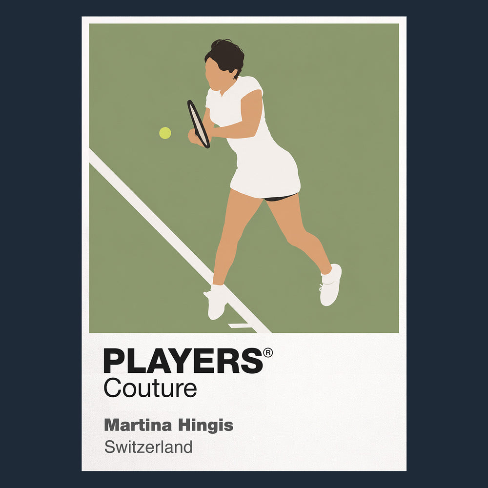Martina Hingis Tennis Icon Frame Men's Hoodie