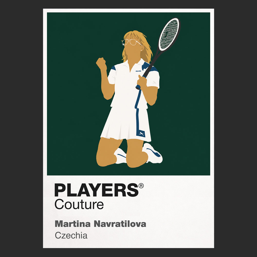 Martina Navratilova Tennis Icon Frame Men's T-Shirt