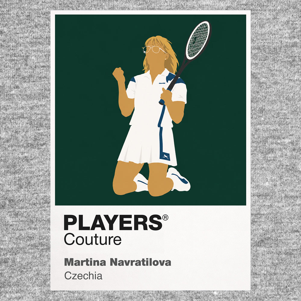 Martina Navratilova Tennis Icon Frame Men's T-Shirt