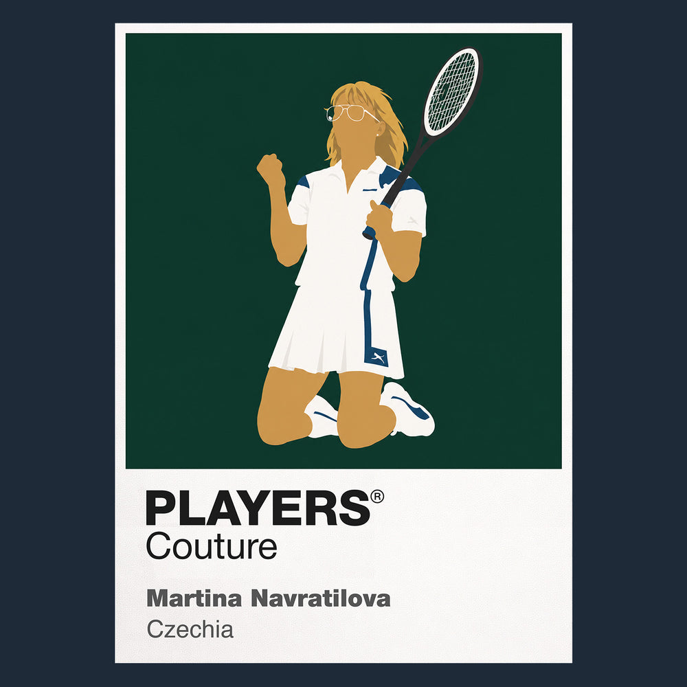Martina Navratilova Tennis Icon Frame Men's T-Shirt