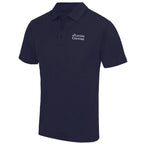 Golf Script hoodie – navy men's hoodie featuring the Golf Script Players Couture logo