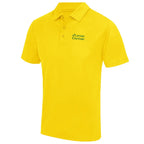 Golf Script hoodie – yellow men's hoodie featuring the Golf Script Players Couture logo