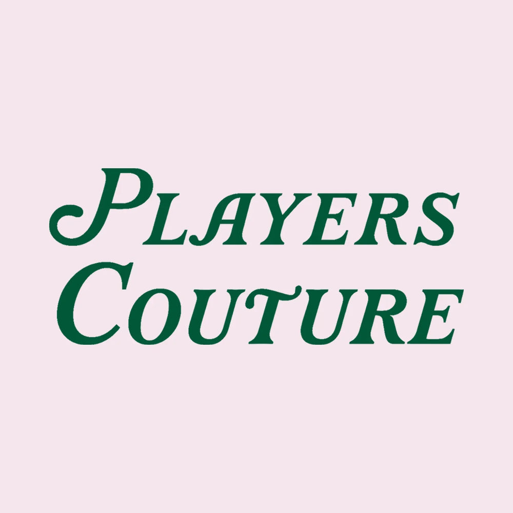 Golf Script t-shirt – pink men's t-shirt featuring the Golf Script Players Couture logo