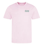 Golf Script t-shirt – pink men's t-shirt featuring the Golf Script Players Couture logo