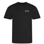 Golf Script t-shirt – black men's t-shirt featuring the Golf Script Players Couture logo